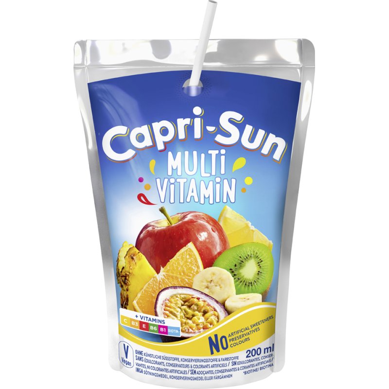 Capri-Sun Multivitamine boisson aux fruits, 10 x 200 ml, avec paille