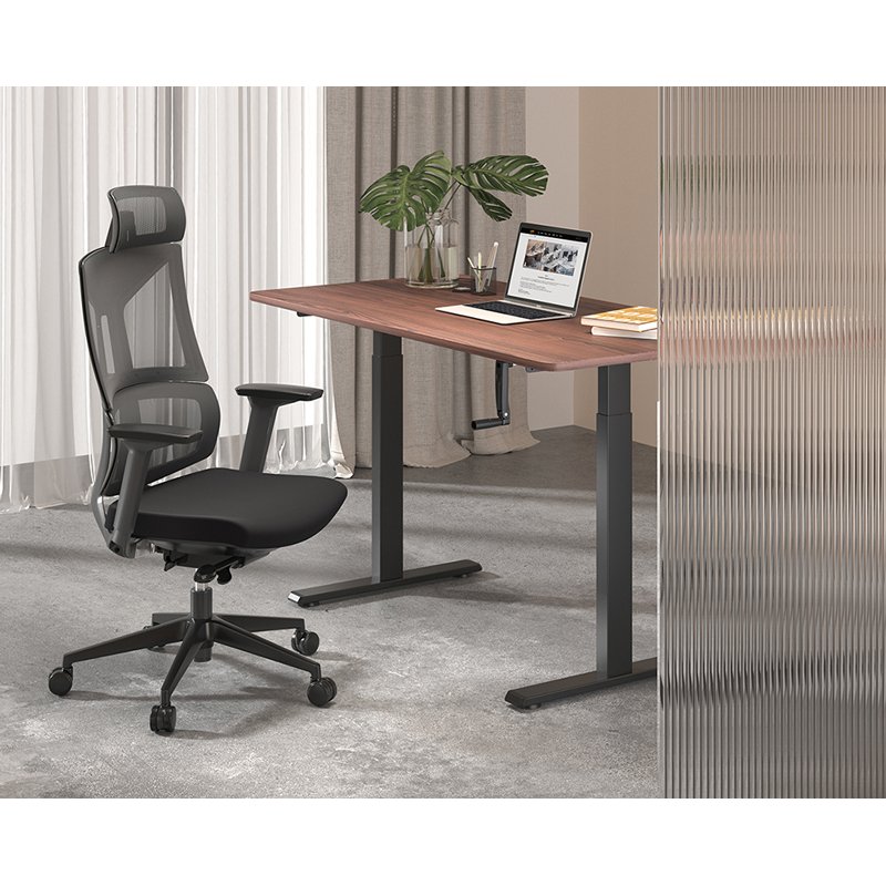 LogiLink bureau manuel réglable, 700-1800 mm, noir