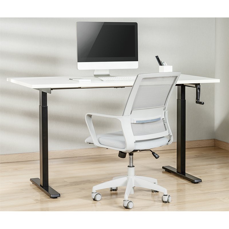 LogiLink bureau manuel réglable, 700-1800 mm, noir