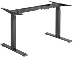 LogiLink bureau-onderstel elektrisch hoogteverstelling, wit, 620-1280 mm, dualmotor
