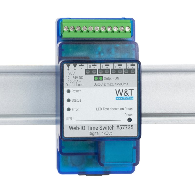 W&T Web-IO minuterie numérique 4xOut, 10/100BaseT, 12-24V DC