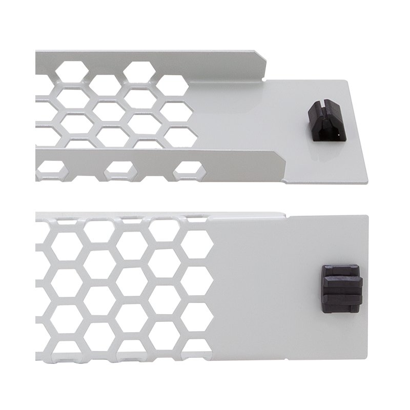 LogiLink Professional 19" ventilation panel, toolless, 1 height unit, light grey