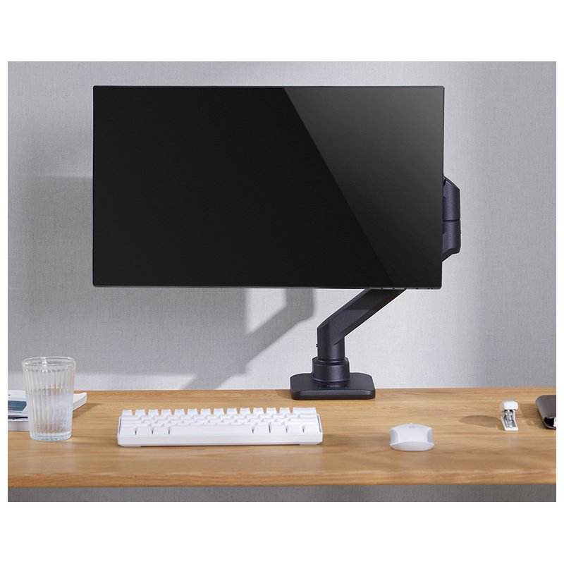 LogiLink bras pour moniteur aluminium, 17-49 pouces, réglable, 20 kg capacité de charge