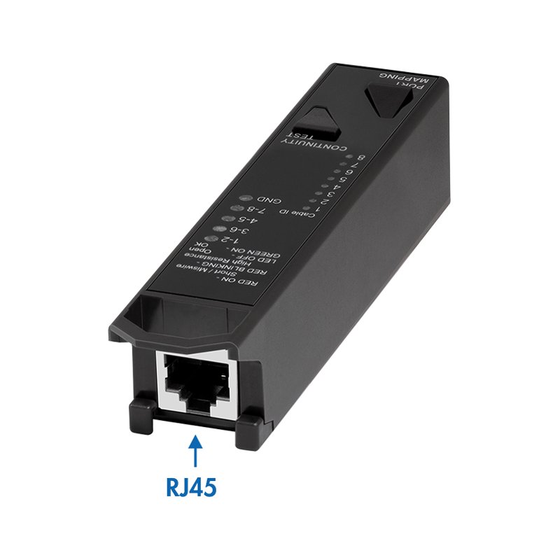 LogiLink Professional 3-in-1 network cable tester, black, RJ45 Cat.5e/6/6A/8.1