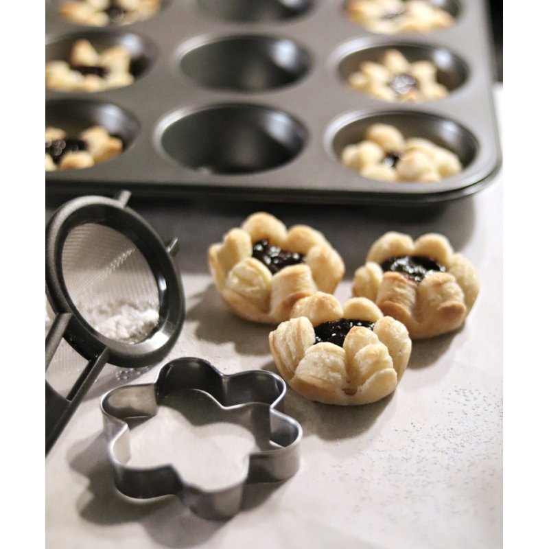 GastroMax muffinvorm, 12 muffins, koolstofstaal, antiaanbaklaag
