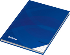 RNK notitieboek Business A5, blauw, geruit, hardcover