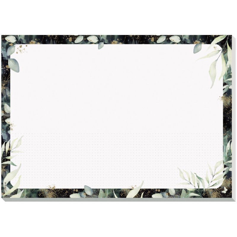 Sigel sous-main Jolie 'Glamorous Leaves', A3, 30 feuilles
