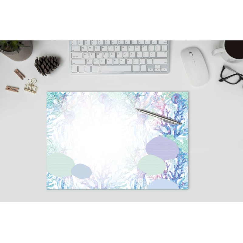 Sigel sous-main Jolie 'Glamorous Leaves', A3, 30 feuilles
