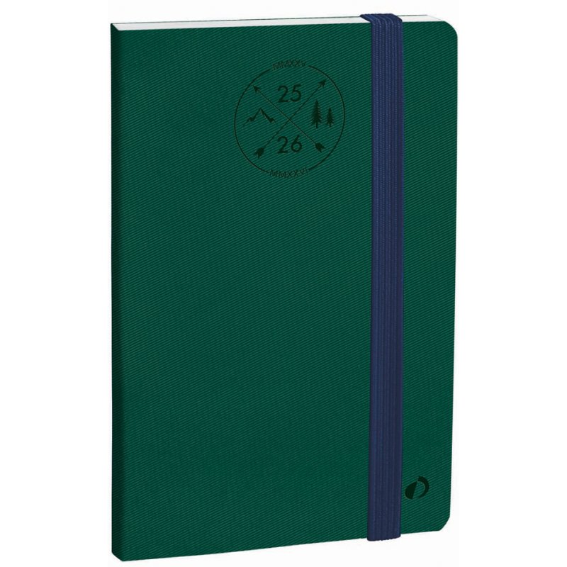 QUO VADIS agenda Affaires SD 2026/2027, 16 mois, vert, 100×150 mm