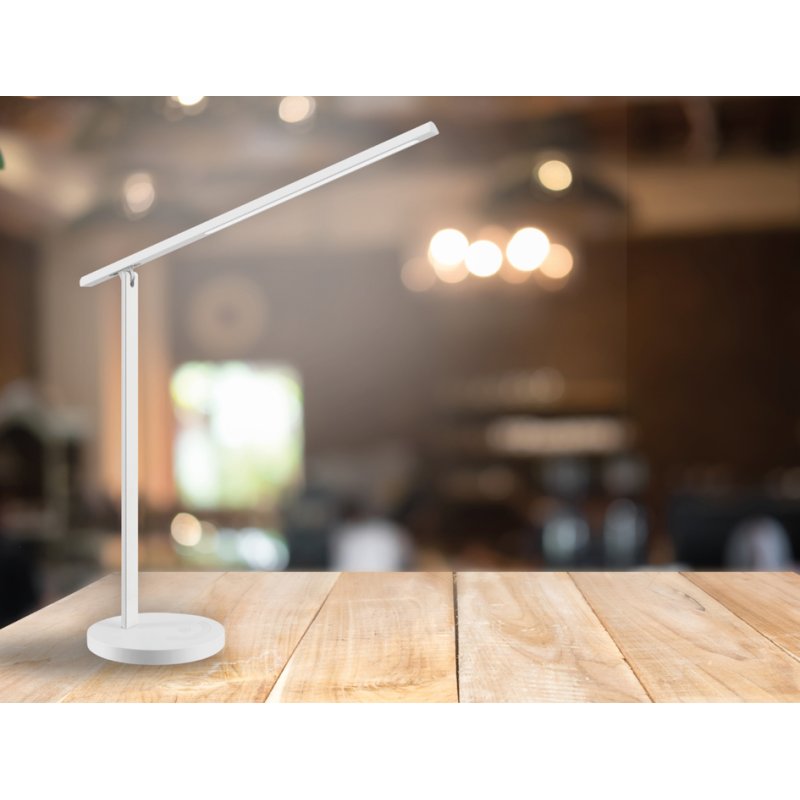 Hansa lampe de bureau LED Halo, pied noir, 6 W, 2700-6000 K