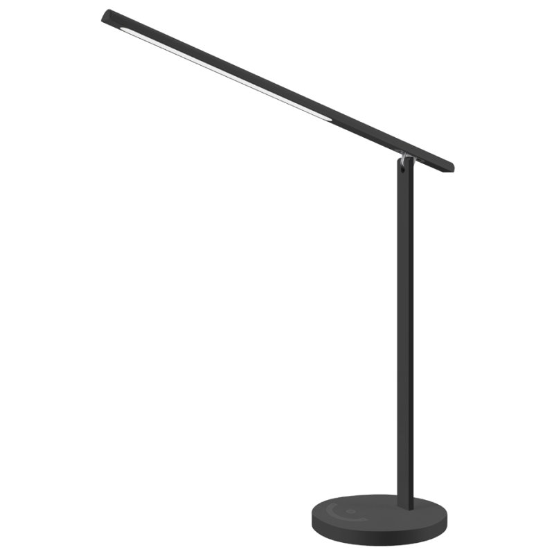Hansa lampe de bureau LED Halo, pied noir, 6 W, 2700-6000 K