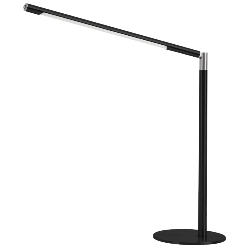 Hansa LED-bureaulamp Aura, voetstuk, zilverkleurig, 20W