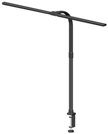 Hansa LED-bureaulamp Nova, met klem, zwart, 20W