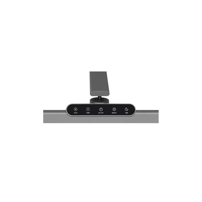 Hansa Lampe de Bureau LED Pince Flow, anthracite, 18W, 2700-6000K