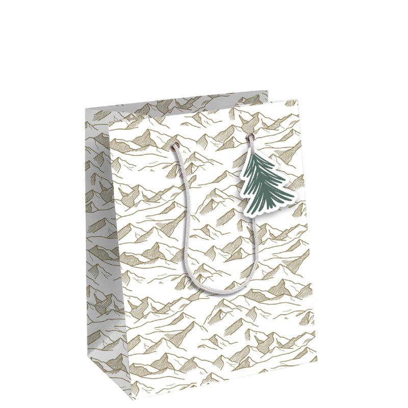 Clairefontaine sachet cadeau Altitude, petit, 215×102×253 mm, papier enduit