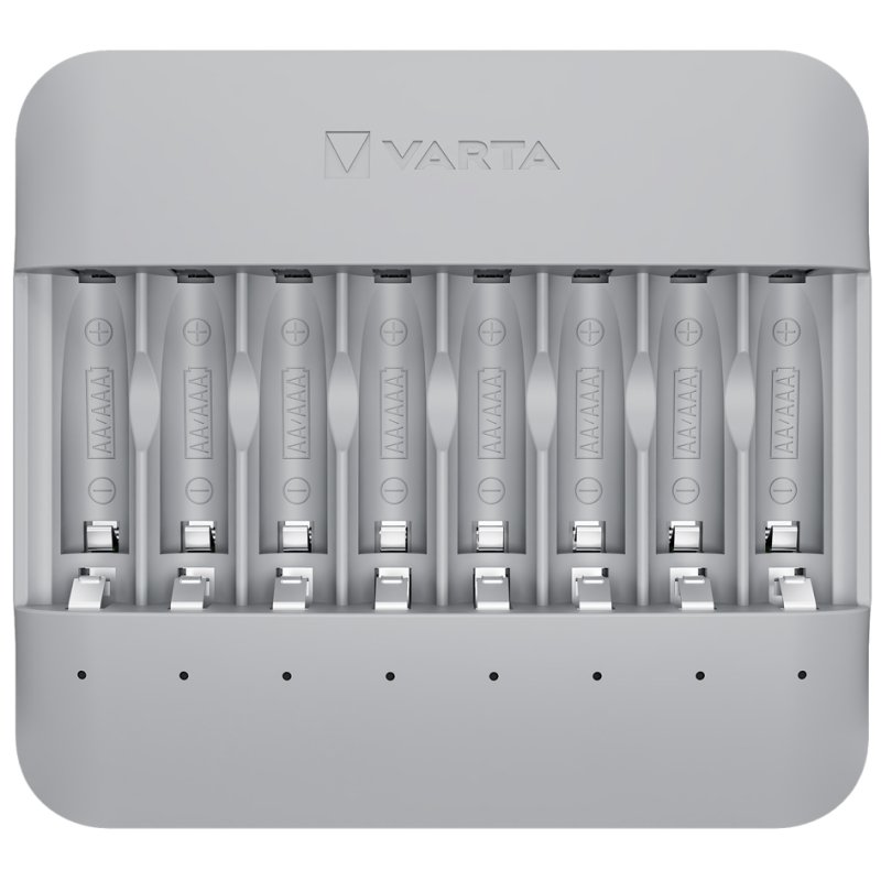 VARTA Eco Charger Multi Recycled batterijlader, 75% gerecycled materiaal, 1-8 AA/AAA