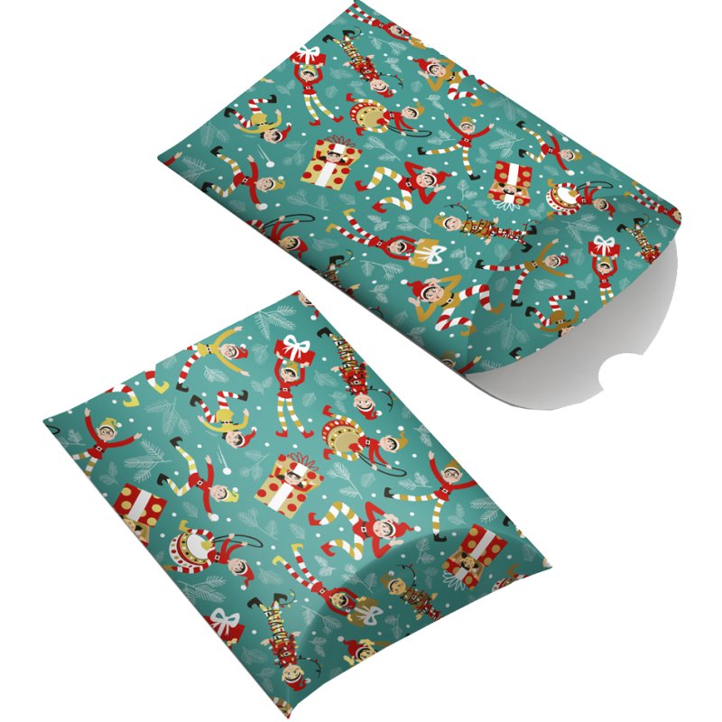 Clairefontaine Emballage cadeau Noël Gnome, papier kraft 280 g/m², 160×60×220 mm