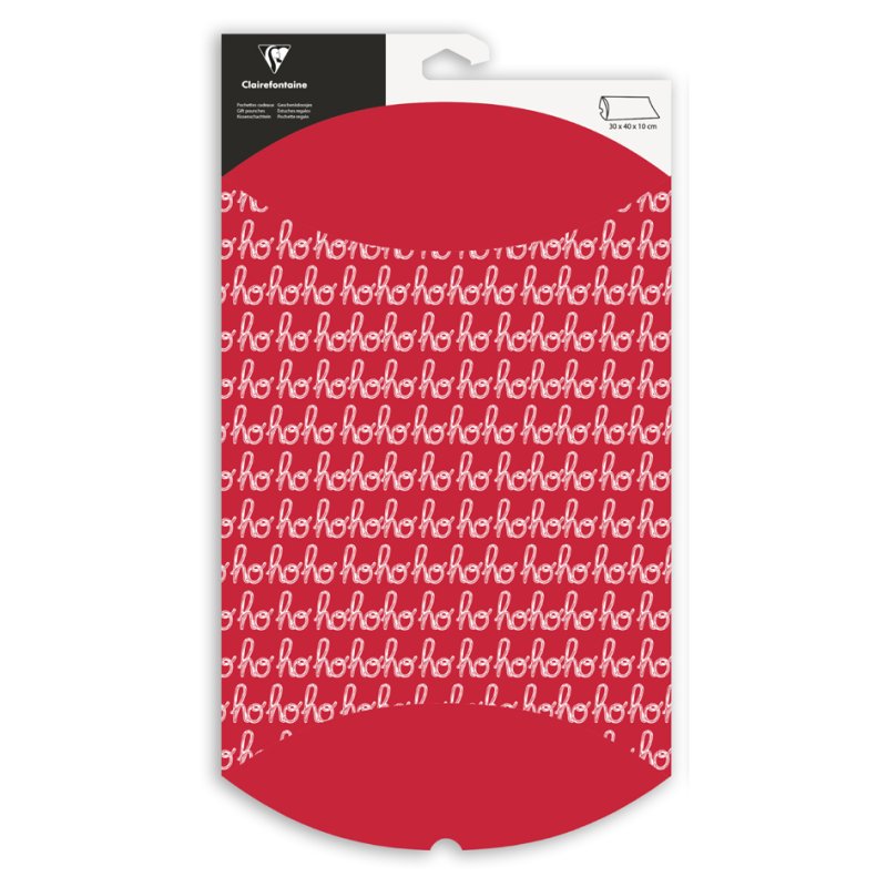 Clairefontaine coffret cadeau Noël Hohoho, papier kraft 280 g/m², boîtes pliantes