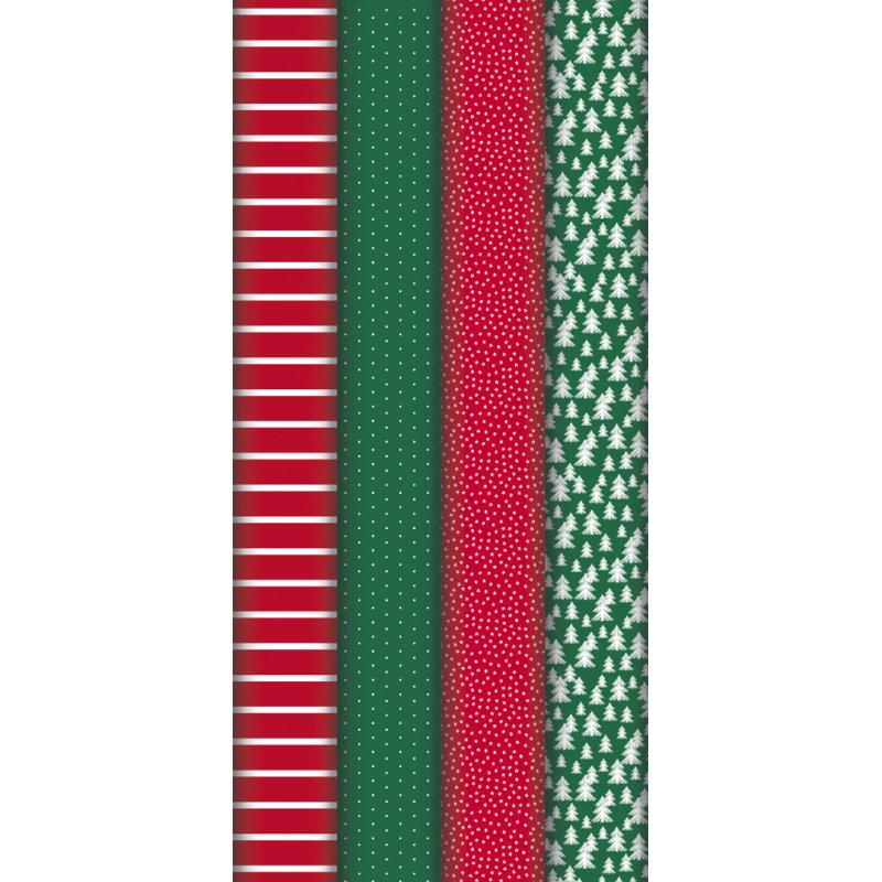 Clairefontaine papier cadeau Excellia noël, 70 cm × 5 m, 80 g/m², 20 rouleaux