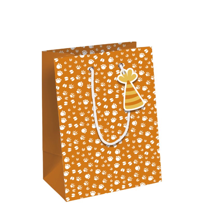 Clairefontaine sac cadeau Safari petit, papier kraft 210 g/m², 215×102×253 mm