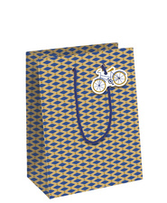 Clairefontaine cadeauzakje Fiets, kraftpapier 210 g/m², 215×102×253 mm