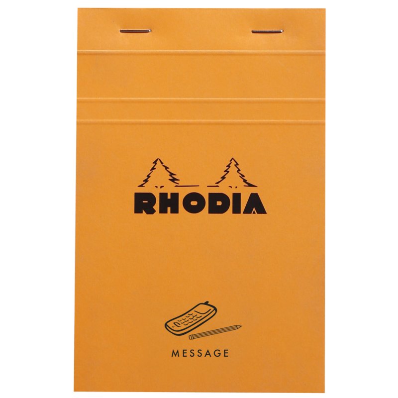 RHODIA carnet Bericht, orange, papier vélin surfin 80 g, 80 feuilles
