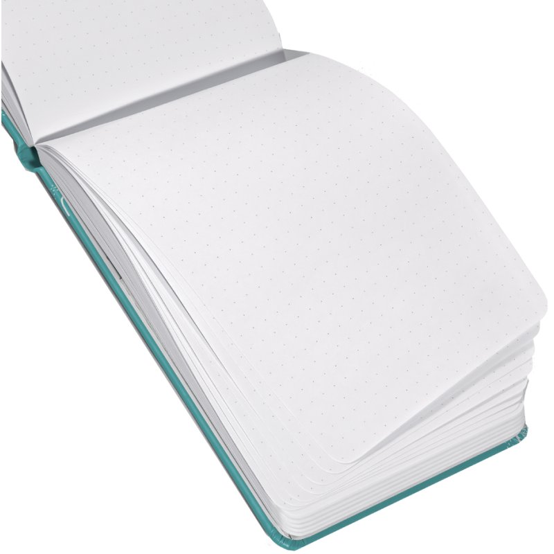 Sigel carnet Jolie Beauty Rainbow Turquoise, A6+, pointillé, couverture rigide