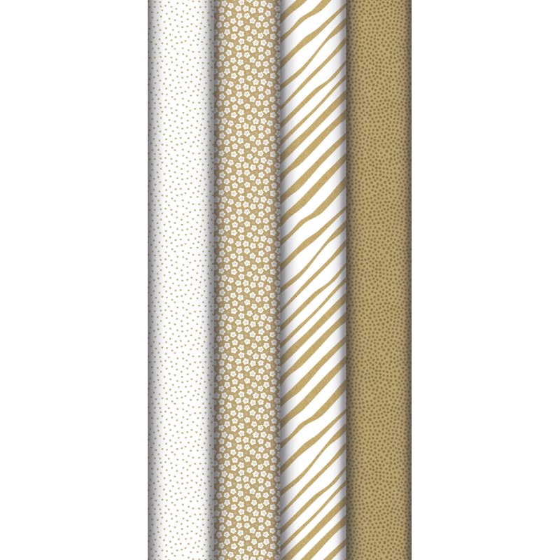 Clairefontaine papier kraft d'emballage blanc/brun, 700 mm × 5 m, 20 rouleaux