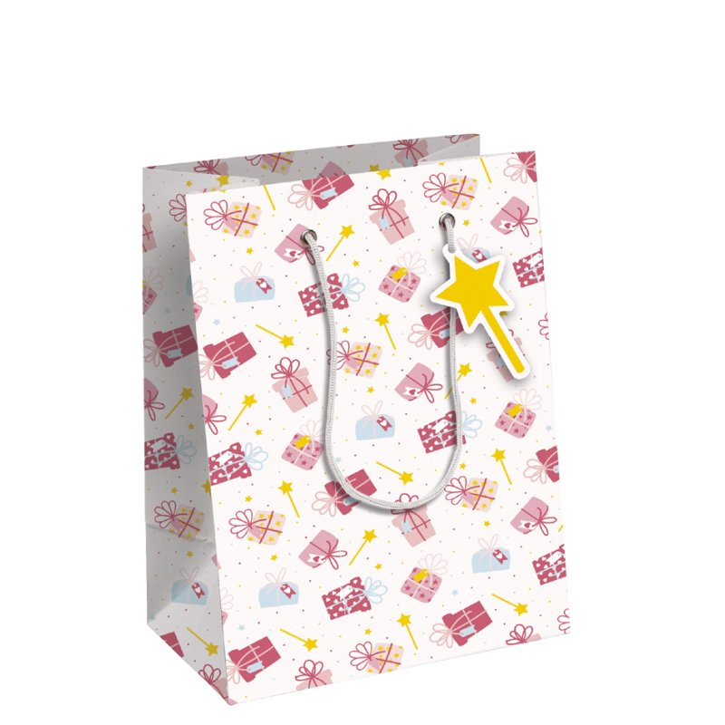 Clairefontaine sac cadeau Magie, moyen, 265×140×330 mm, papier enduit