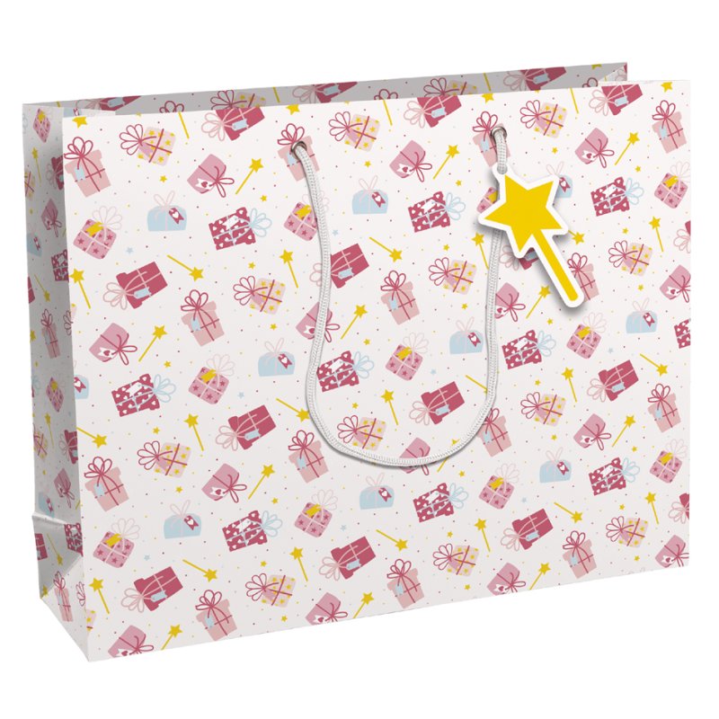 Clairefontaine sac cadeau Magie, moyen, 265×140×330 mm, papier enduit