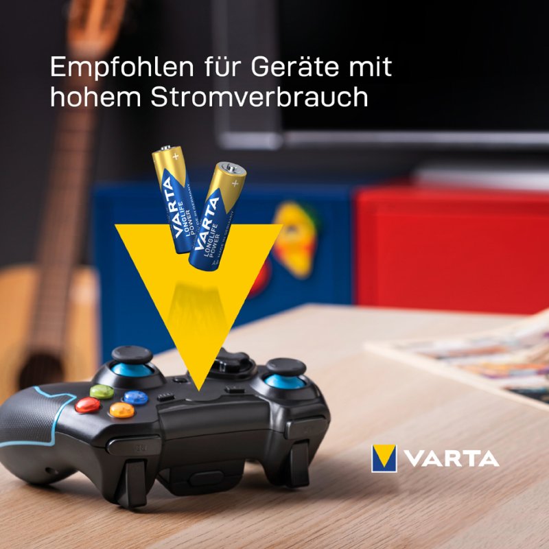 VARTA alkaline batterijen Longlife Power, AA LR6, 1,5 volt, 40 stuks