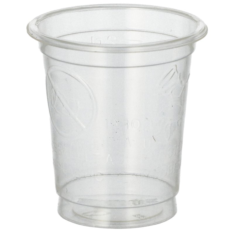 PAPSTAR verres à shot transparents, 4 cl, 40 pièces, bioplastique PLA