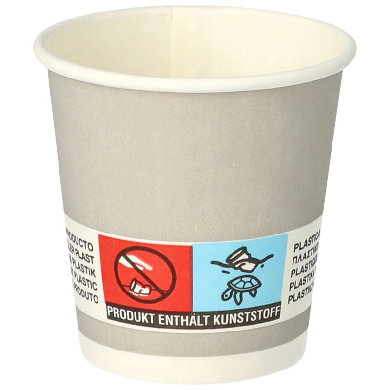 PAPSTAR gobelets à shot carton, gris, 5 cl, 20 pièces