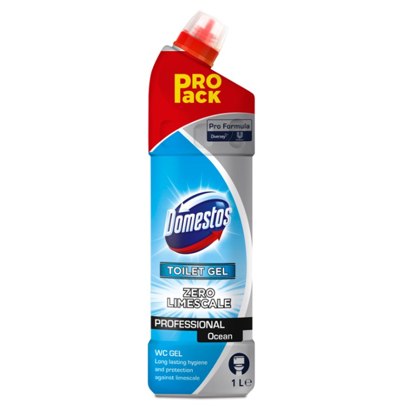 Domestos Professional WC-reiniger Ocean, 1 liter, gel-consistentie