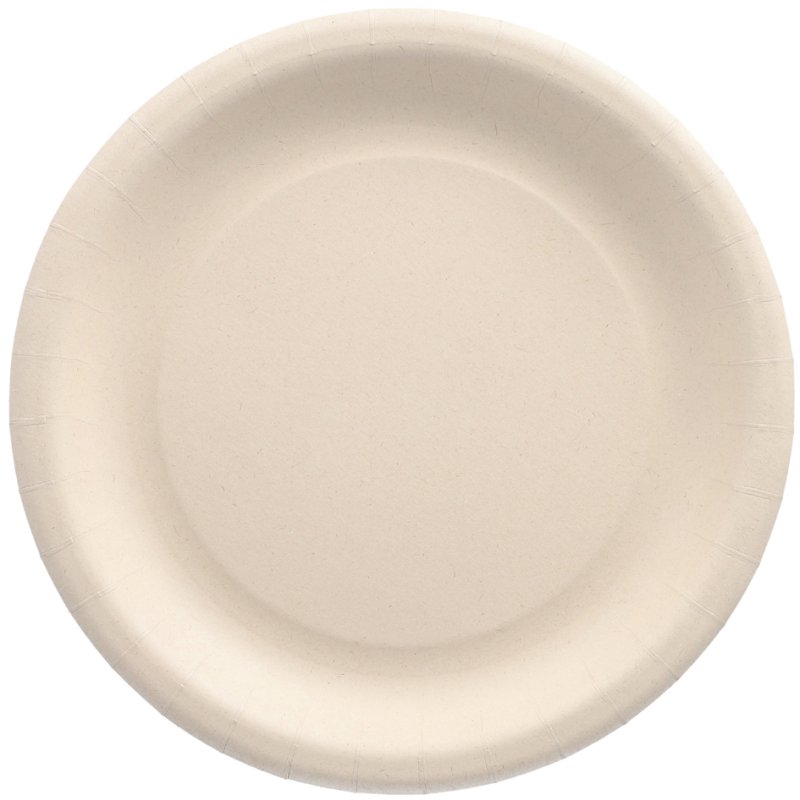 PAPSTAR assiettes en résidus agricoles, rond, 230 mm, 20 pièces