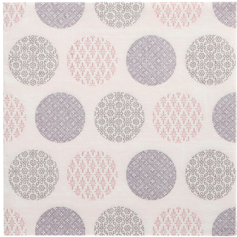 PAPSTAR serviettes ROYAL Collection Rococo, vert, 40×40 cm, 50 pièces