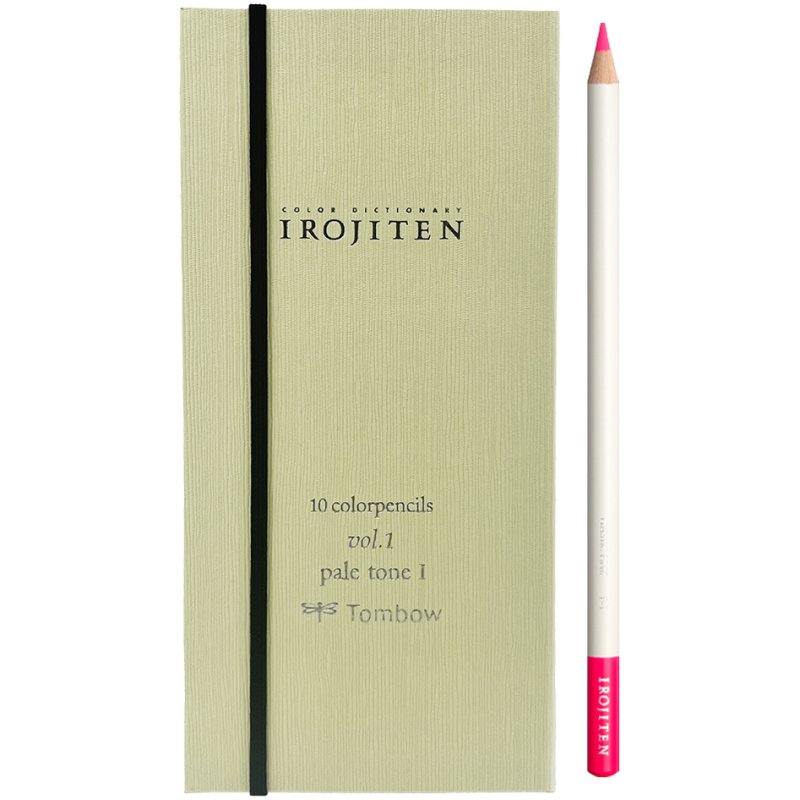 TOMBOW kleurpotloden IROJITEN Volume 1, pastelkleuren, 10 stuks