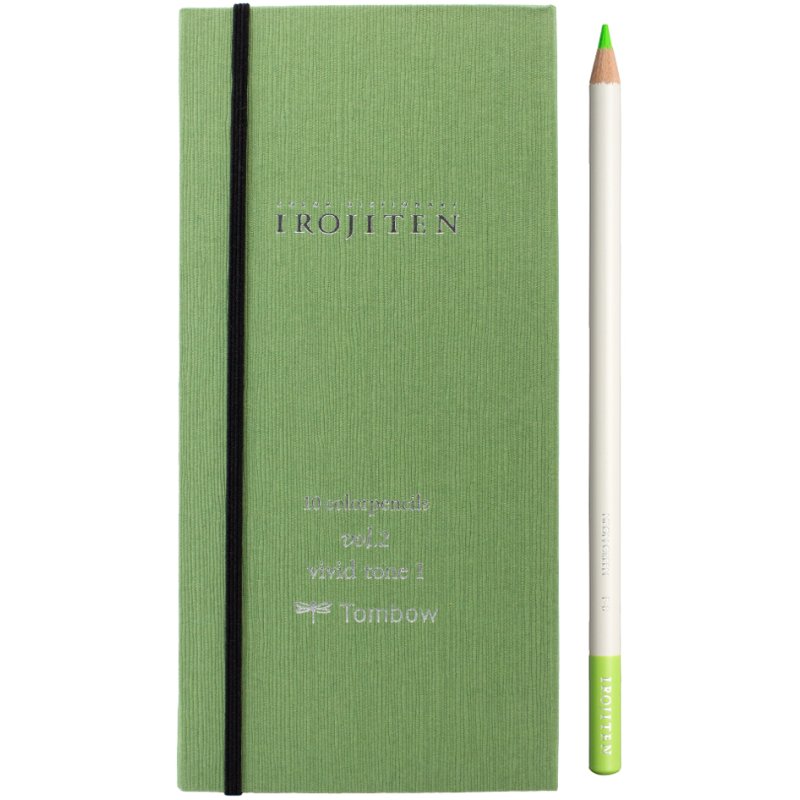 TOMBOW kleurpotloden IROJITEN Volume 2, set van 10 stuks, 2,0 mm
