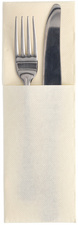 PAPSTAR servetten Royal Collection, zwart, bestekzakje, 480×300 mm