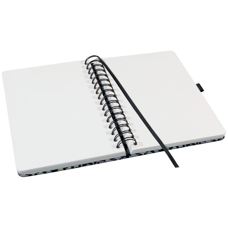 Sigel cahier spiralé Jolie Inspire Blue Leo Love, A5, blanc, 240 pages