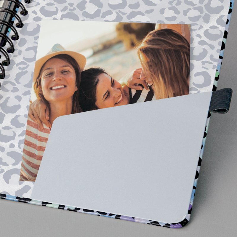 Sigel cahier spiralé Jolie Inspire Blue Leo Love, A5, blanc, 240 pages