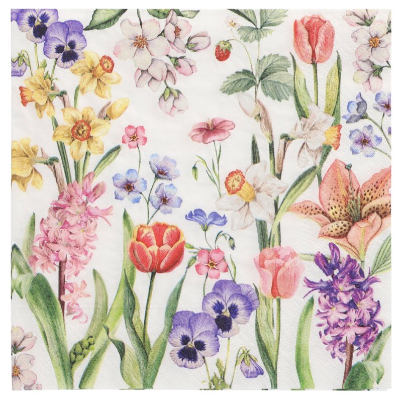 PAPSTAR serviettes Summer Scent, 33×33 cm, 3 plis, 20 pièces
