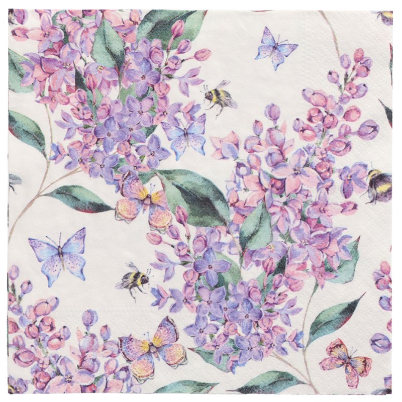 PAPSTAR serviettes Summer Scent, 33×33 cm, 3 plis, 20 pièces