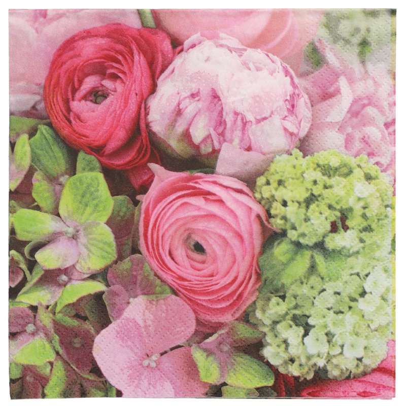 PAPSTAR serviettes Summer Scent, 33×33 cm, 3 plis, 20 pièces