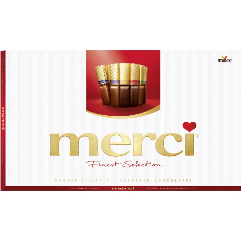 STORCK merci chocolade Finest Selection, 8-voudig gesorteerd, 400 g