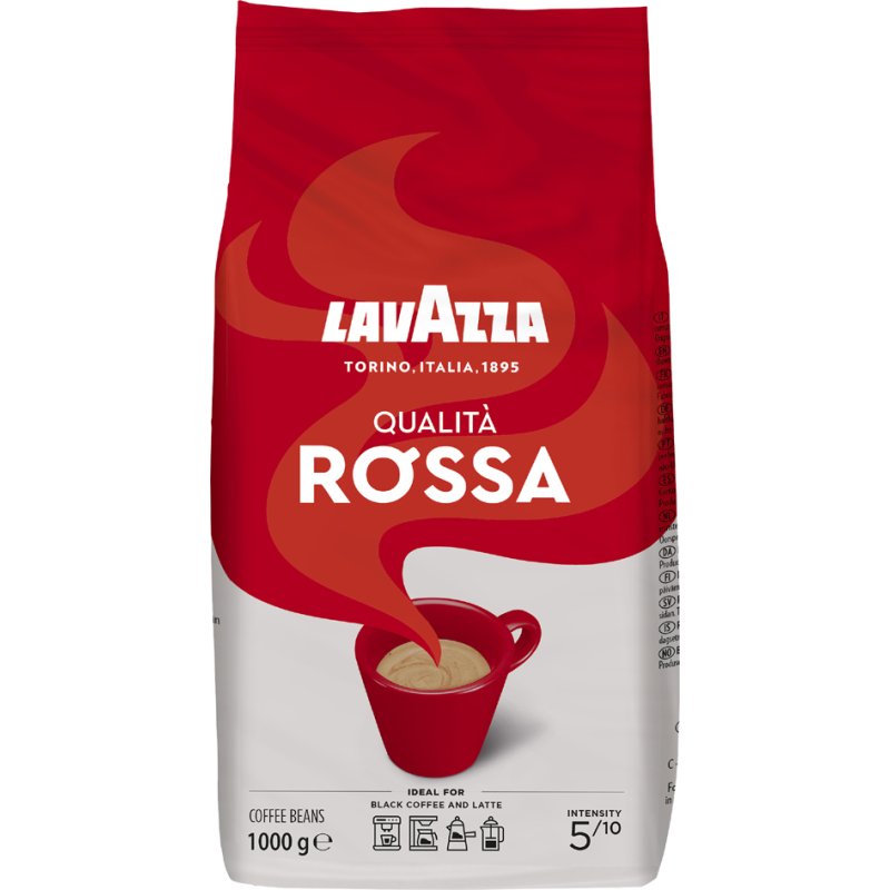 LAVAZZA Qualità Rossa grains de café, grains entiers, 1 kg
