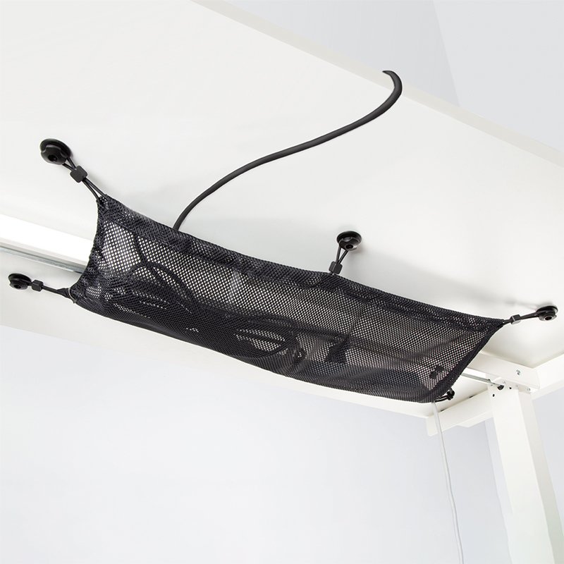 LogiLink filet de gestion des câbles, polyester noir, 69×34 cm