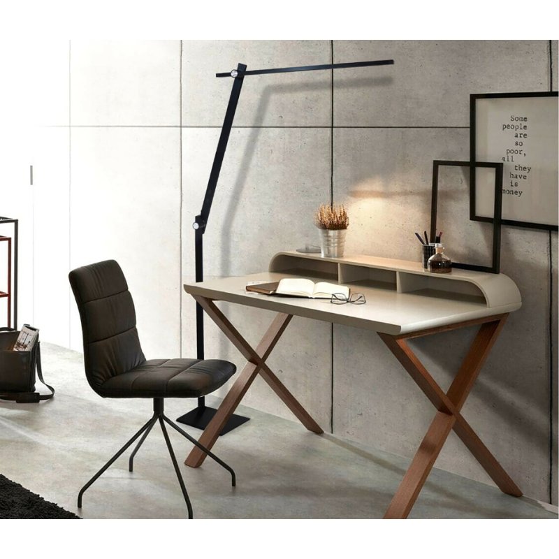 UNiLUX LED floor lamp LUMILIGHT, height 1600 mm, black, 8 W