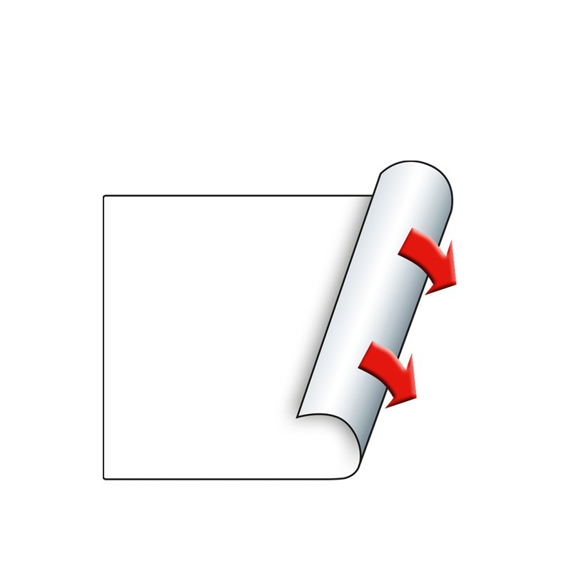 METO étiquettes pour pistolet à étiqueter, 29 × 28 mm, blanc, 5 rouleaux à 700 pièces