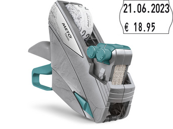 METO prijstang Classic M 2026, 2-regelig, 20-posities
